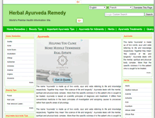 Tablet Screenshot of herbal-ayurveda-remedy.com
